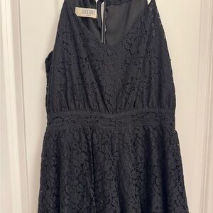 Lucy Love Black Lace Romper